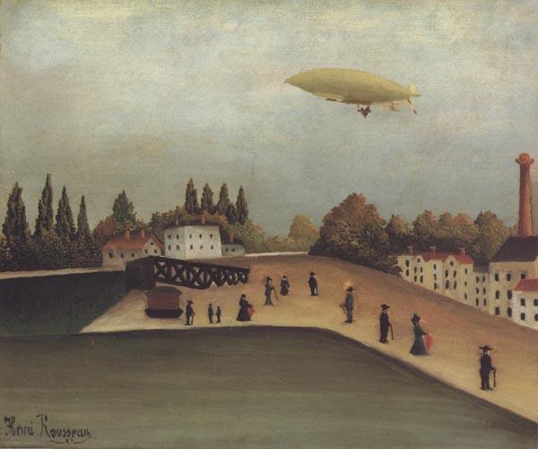  Landscape with a Dirigible
